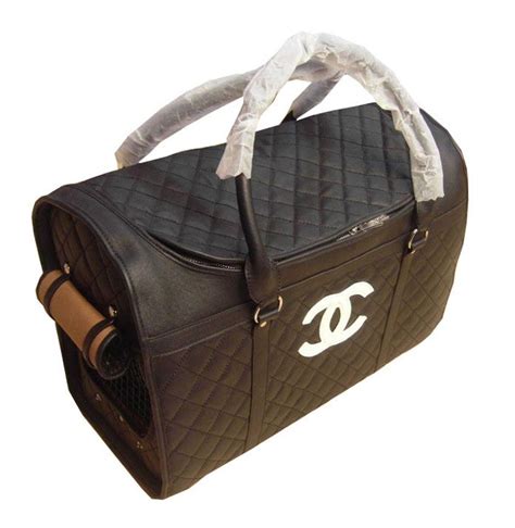 chanel travel ligne duffel bag review|chanel pet carrier bag.